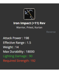 Iron Impact +11 rev