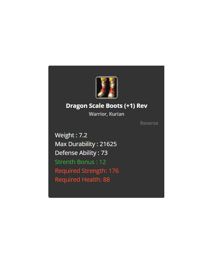 +1 Reverse Dragon Set