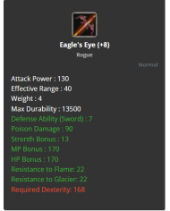 rogue chitin +8 4 adet