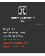 +7 MYTHRIL SET