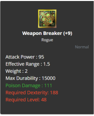 Weapon Breaker
 +-9