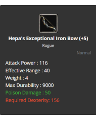 Hepa's Exceptional Iron Bow
 +-5