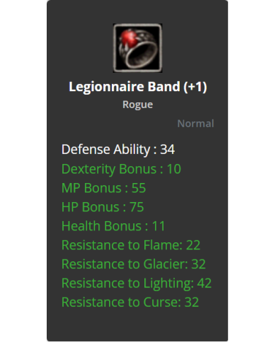 Legionnaire Band (+1) (DUAL)