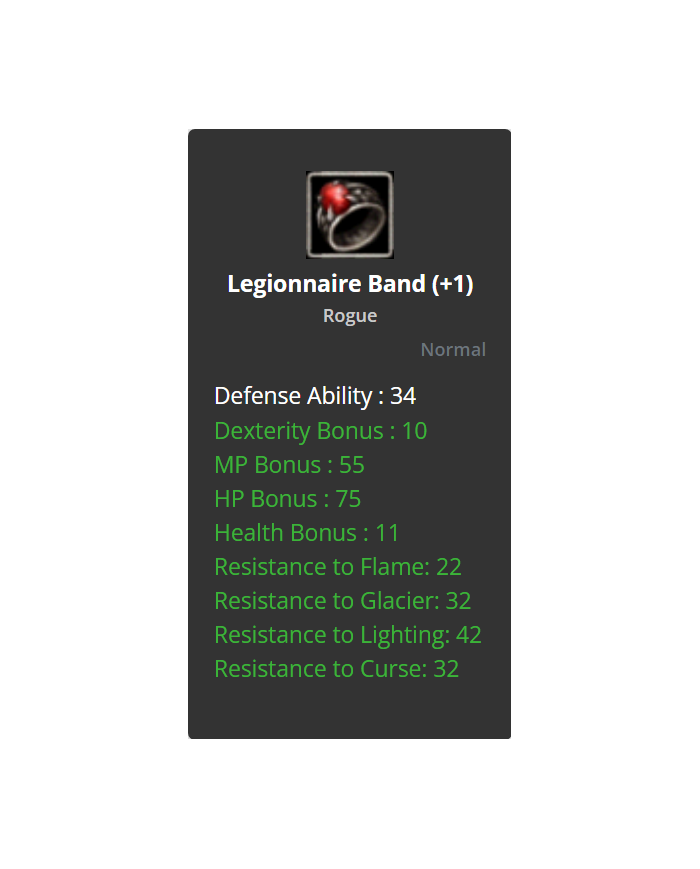 Legionnaire Band (+1) (DUAL)