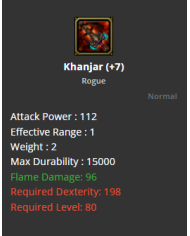 Khanjar (+7)