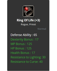 Ring Of Life +3 (DUAL)