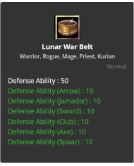 Lunar War Belt