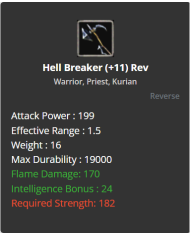 Hell Breaker +11 Rev