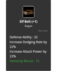 +1 Elf Belt