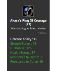 +3 Akara's Iron Necklece