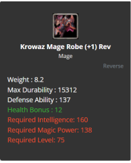 +7 Mage Krowaz Set