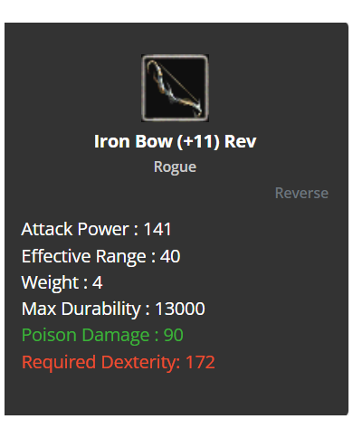 +9 Iron Bow