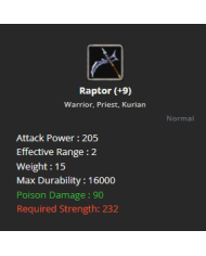 Raptor +11 rebirt