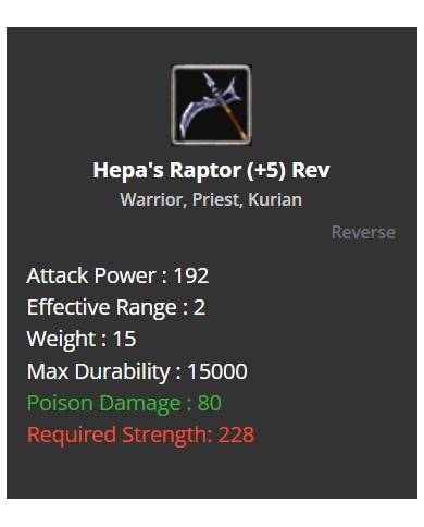 +8 Hepa's Expencional Raptor