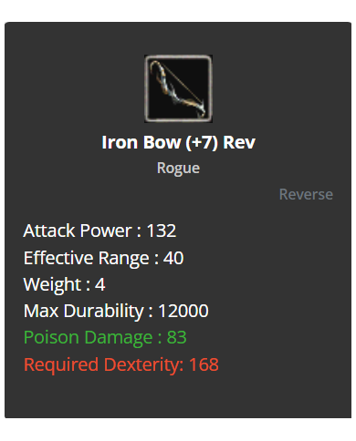 Iron Bow +7 (reverse)