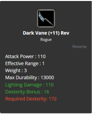 +7 Dark Knight Crossbow