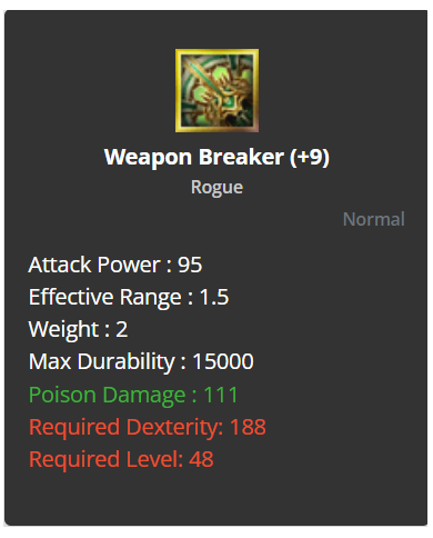 Weapon Breaker +9