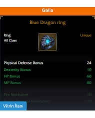 BLUE DRAGON RİNG SELL--